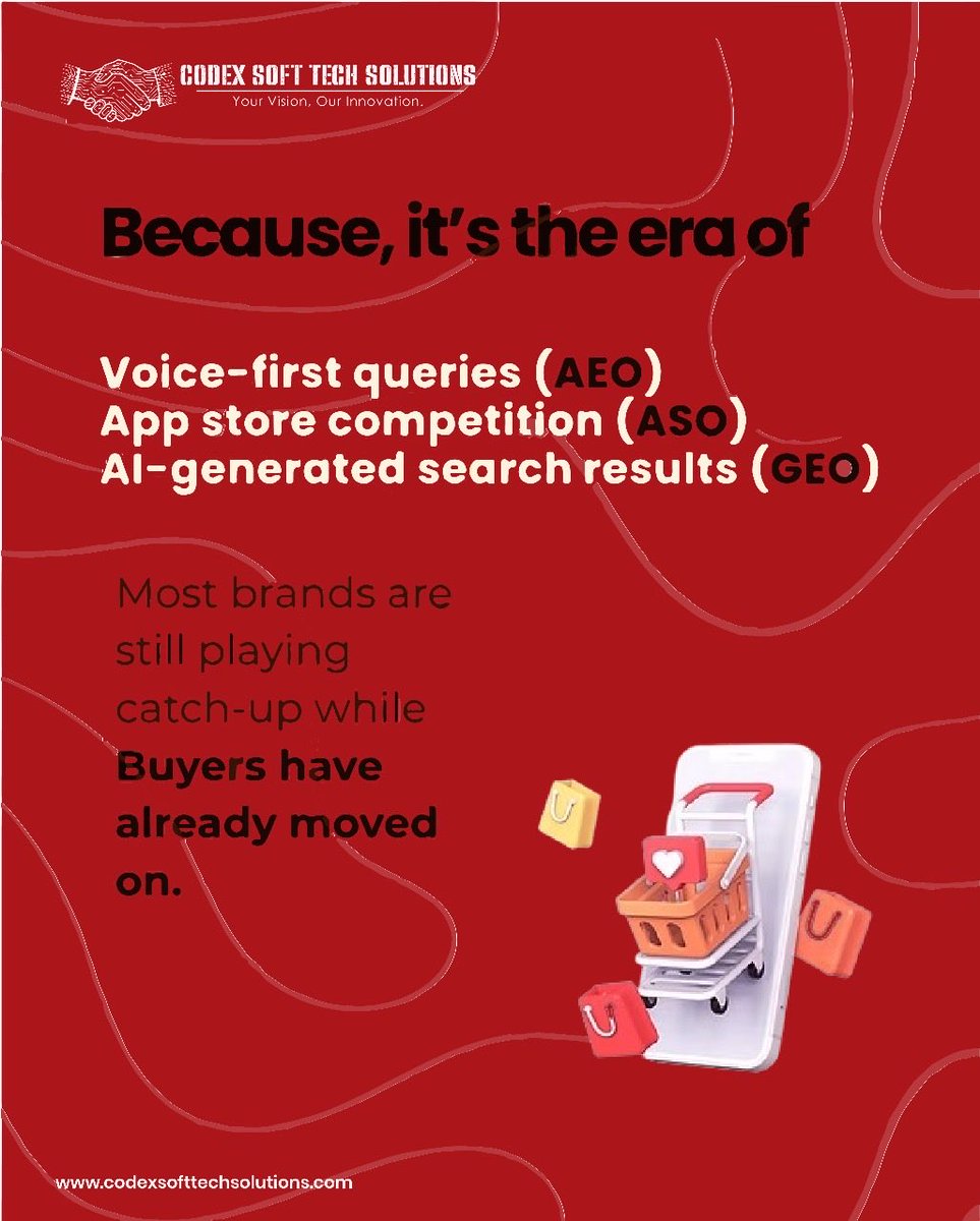 codexsofttechs_'s tweet image. SEO isn’t just about ranking #1 anymore it’s about visibility, value & user experience. 🚀
#SEO #DigitalMarketing #CodexSoftTechSolutions #BusinessGrowth
