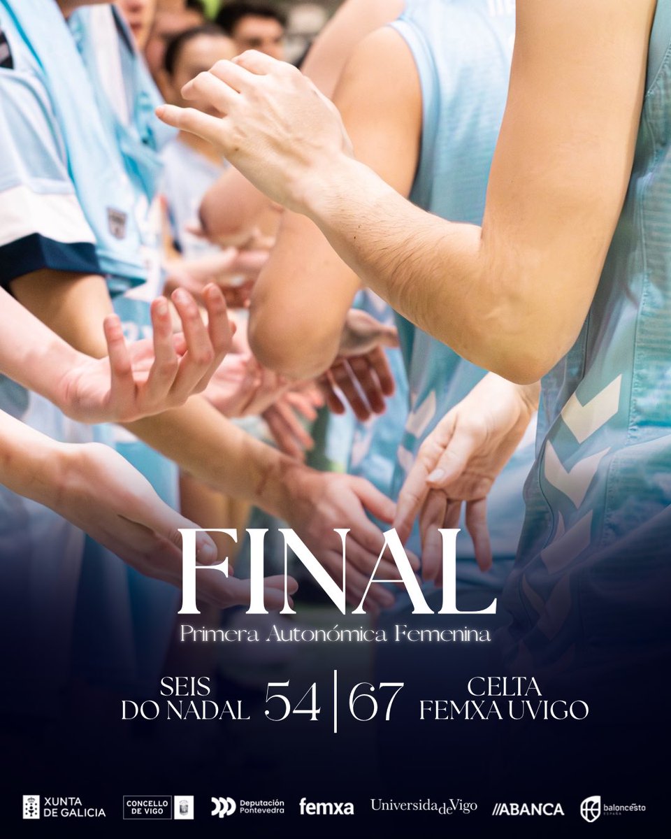 Victoria a domicilio para el Celta Femxa UVigo. 💪🩵

Nuestras jugadoras se impusieron por 54-67 ante Seis do Nadal, firmando un gran partido colectivo y sumando un nuevo triunfo en este arranque de temporada. 👏

🤝🏻: <a href="/femxafx/">Femxa</a> | <a href="/mUVersUvigo/">mUVers Uvigo</a>