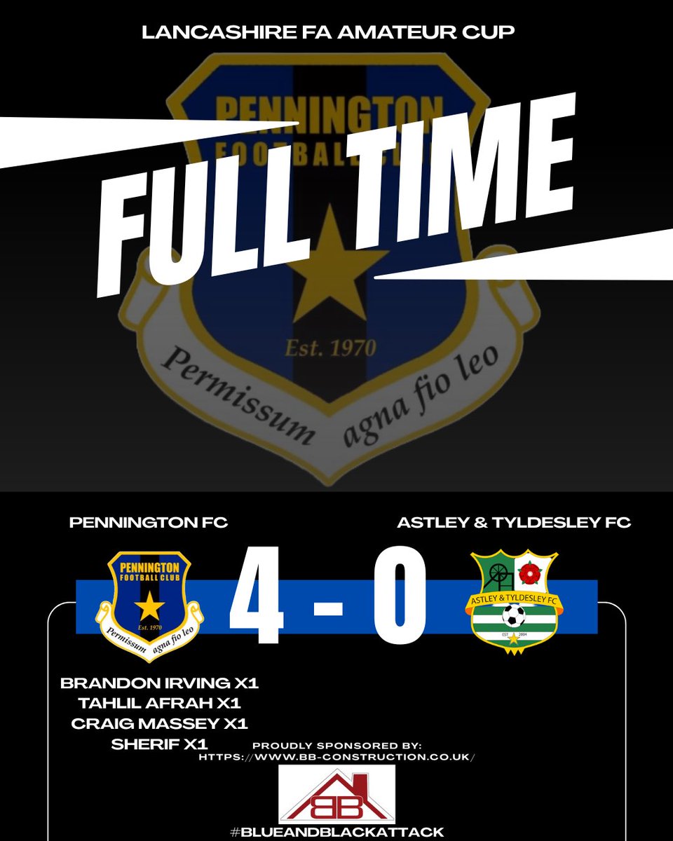 Great day for PFC again! The first team continue their run of form in the league and the reserves progress in the County Cup! ⚽️🔵⚫️
#blueandblackattack