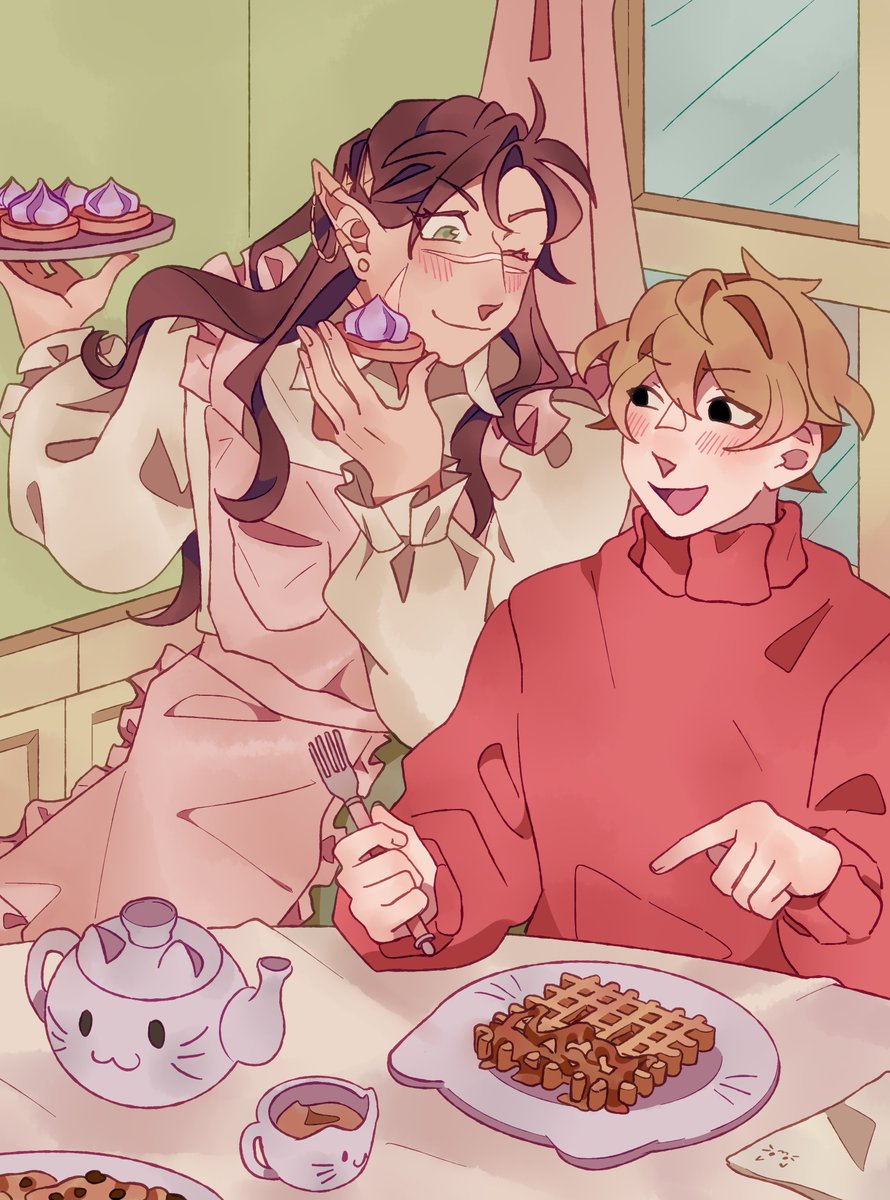 ok its extremely self indulgent dessert duo time. pun intended.