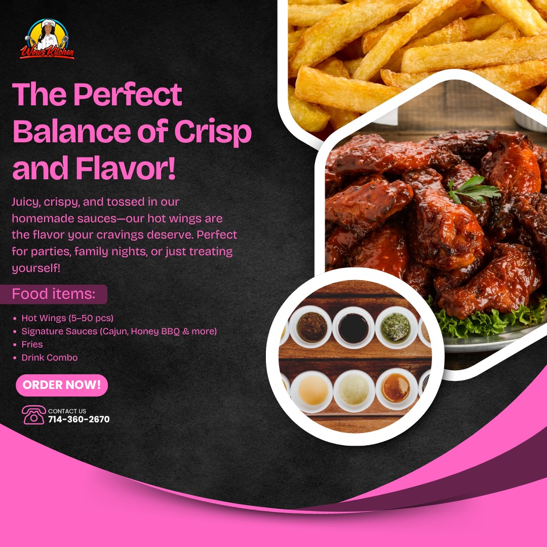 Crispy, juicy &amp; full of flavor! 🍗🔥
#Wowskitchen #Hotwings #Foodie