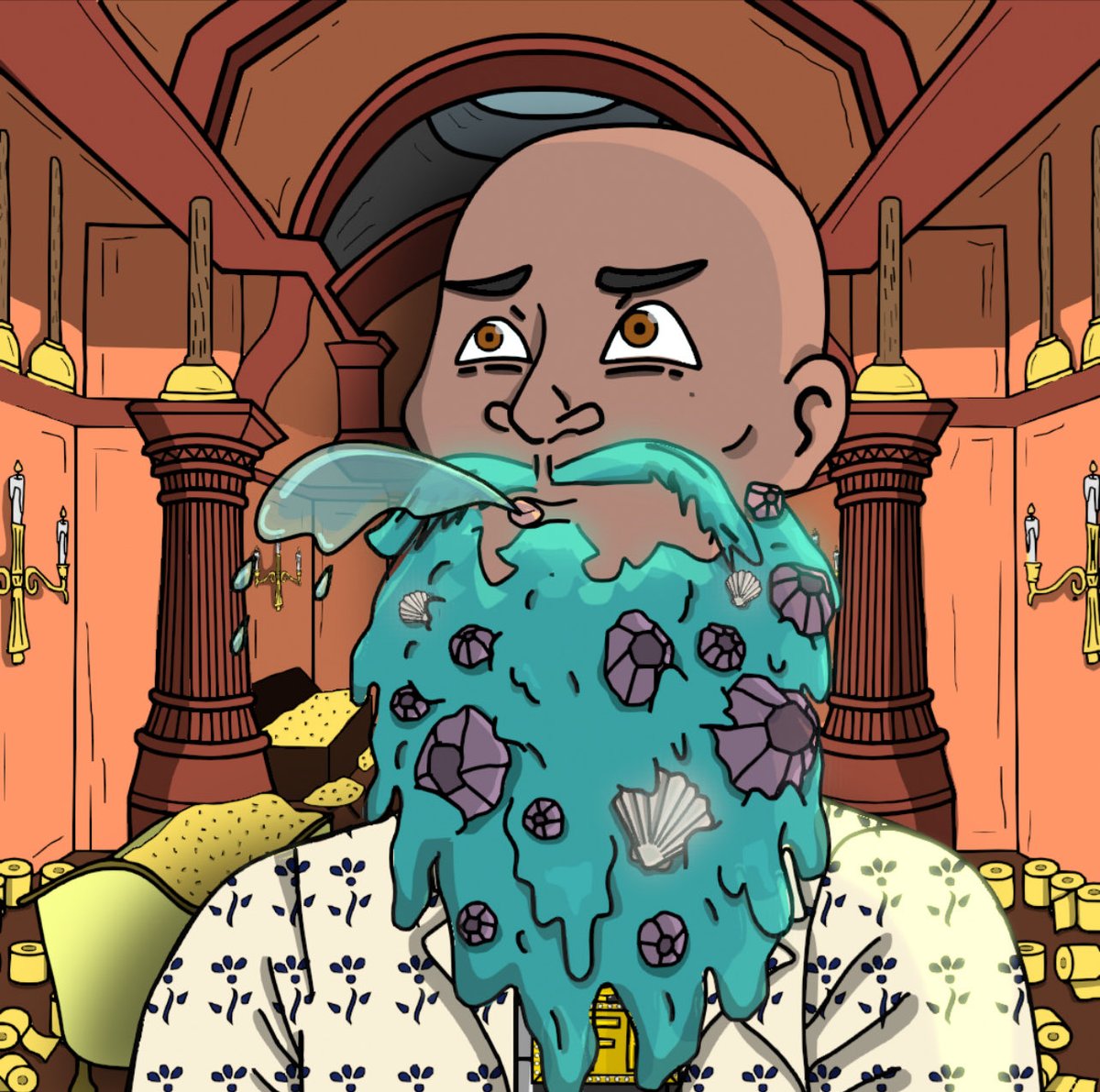 CryptoLogiiccc's tweet image. The Barnacle Beard is so clean!!
What’s your favourite trait.?! 🚽🏴☠️