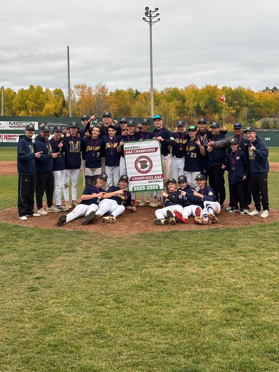Congratulations to the Pulamoo!!!!They  are thr 2025-26 SS-NB AAA Provincial Baseball Champions!