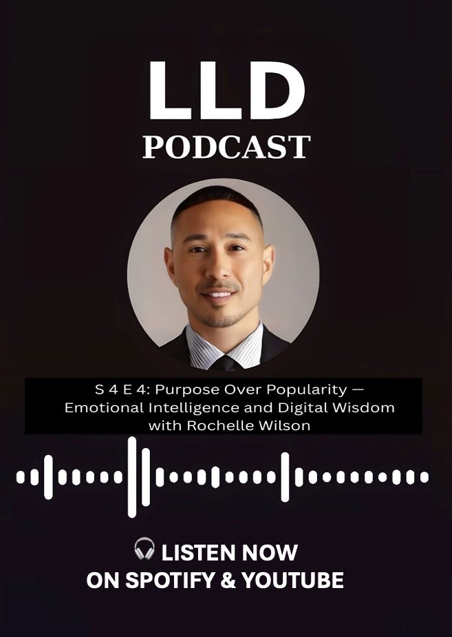 JorgeDoesPBL's tweet photo. “Emotional intelligence isn’t just knowing how you feel — it’s knowing when not to follow the crowd.”
New on the #LLDPodcast 🎧
S4 E4 w/ Rochelle Wilson — Purpose Over Popularity.
🎧 Listen on Spotify → https://t.co/UflSKiaJx0
📺 Watch on YouTube → https://t.co/qSgxMfX05e
#EmotionalIntelligence #Leadership #JorgeDoesPBL #LifelongLearningDefined