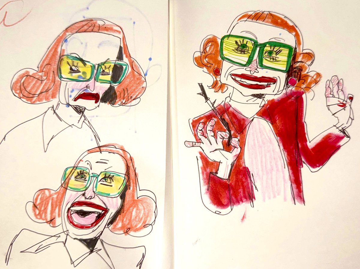 mkuoart's tweet image. Aunt Gladys and her schtick ✨#WeaponsMovie
