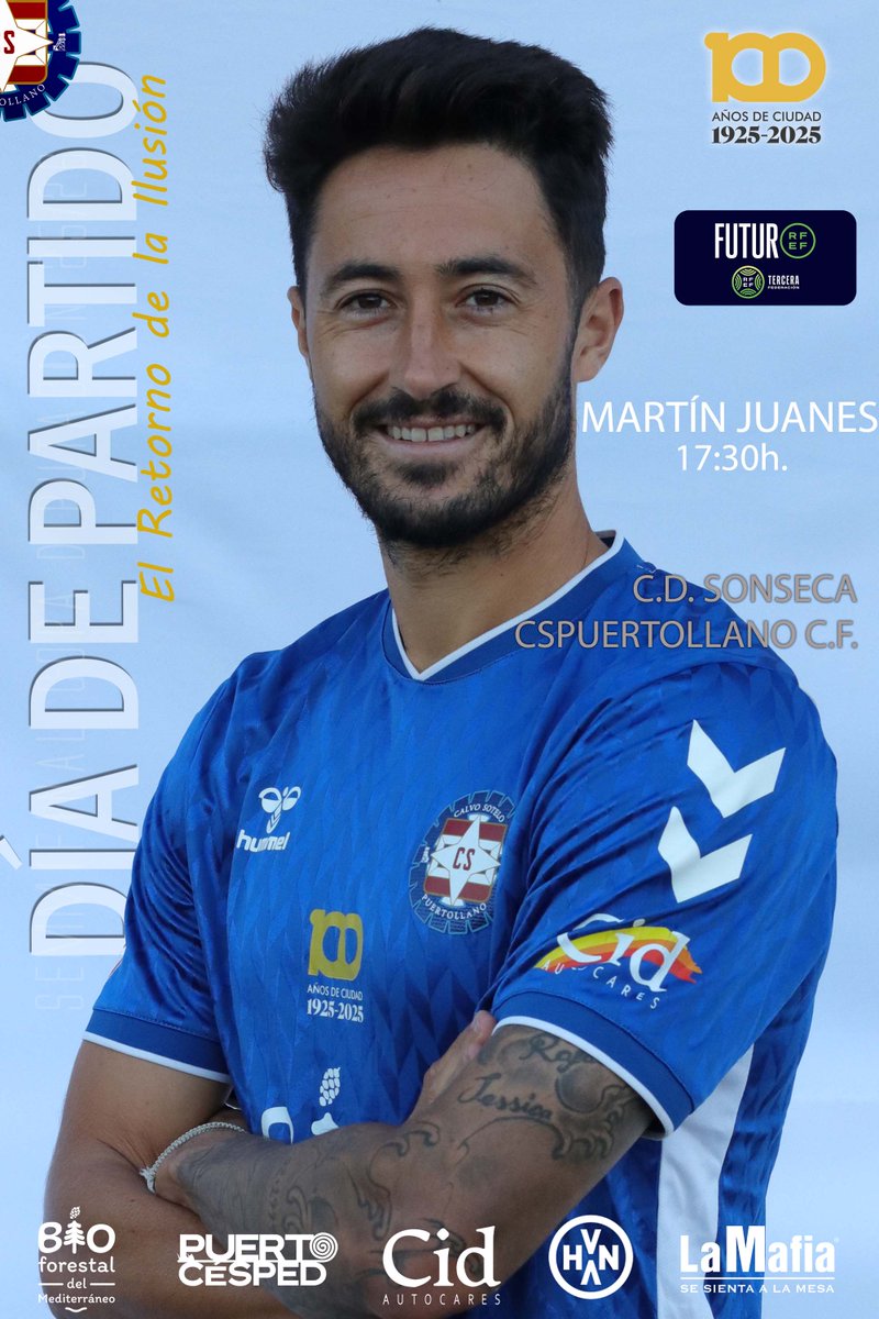 ⚽️DÍA DE PARTIDO
<a href="/CDSonseca/">C.D. Sonseca 🔴</a> 🆚<a href="/cspuertollanocf/">CS Puertollano CF</a>

⌚️17:30h.
🏟️Martín Juanes.