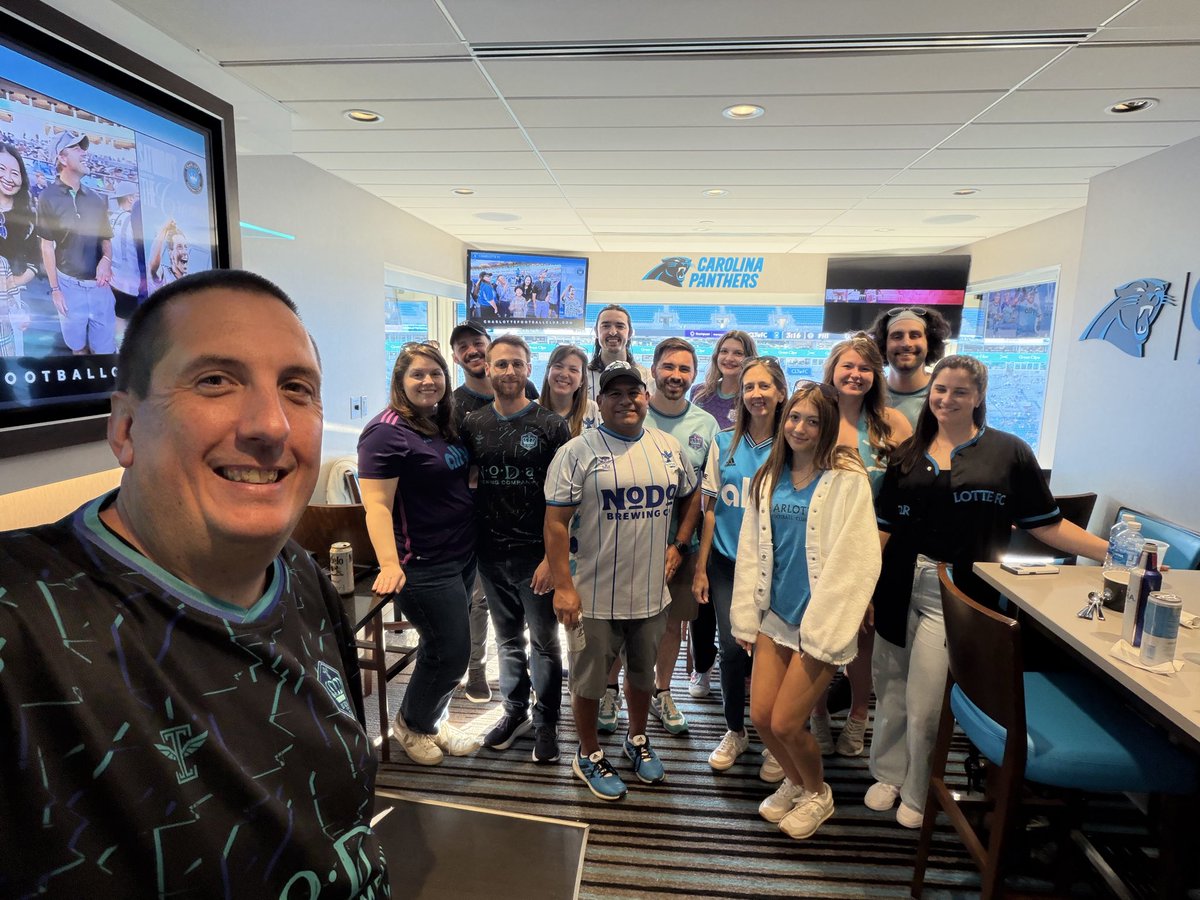 QC Royals enjoying #suitelife for last regular season game for <a href="/CharlotteFC/">Charlotte FC</a>