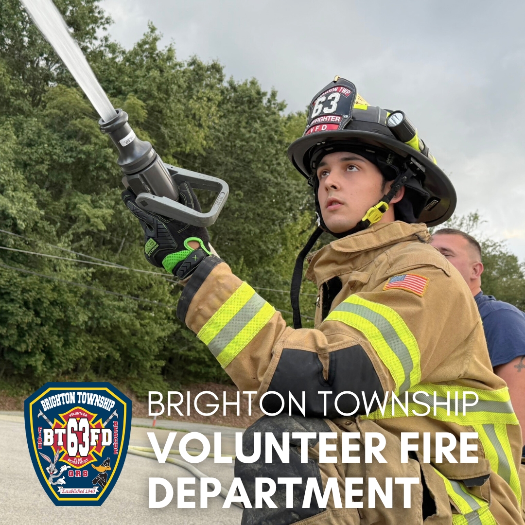 The Brighton Township Volunteer Fire Department is still in need of volunteers willing to join and help protect and serve our community. Do you want to join them? All training and equipment are provided by the Department. Volunteering provides an opportunity to serve and give