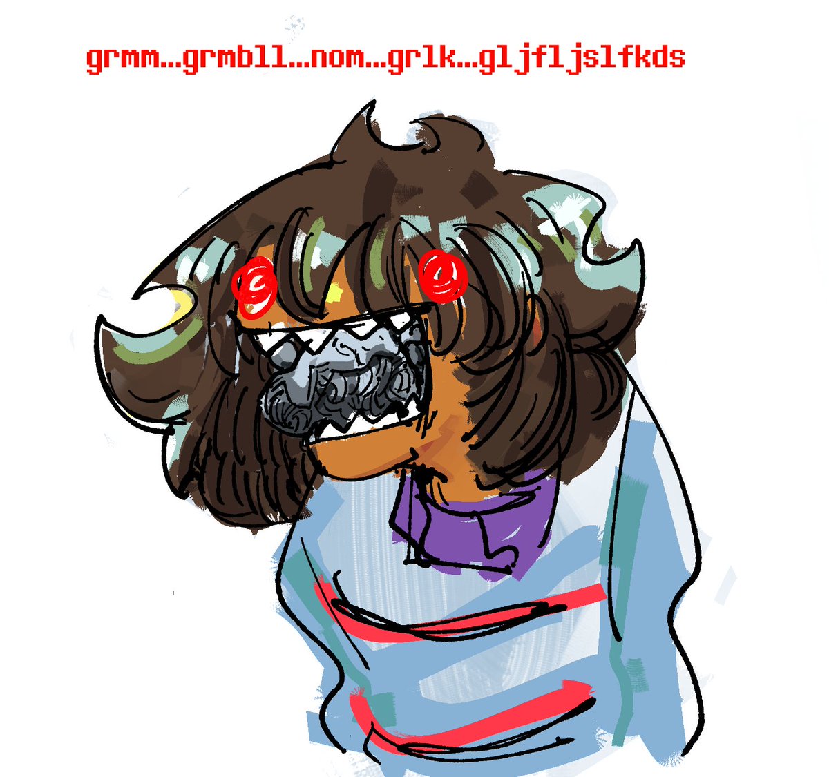 #frisktober day 13: the rock devourer