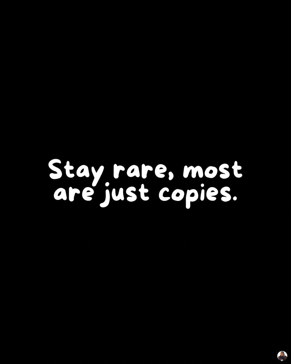 Stay rare.