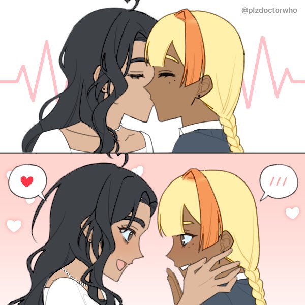 sharing a special kiss 🩷💛 #eggzen #yumetwt #knytwt