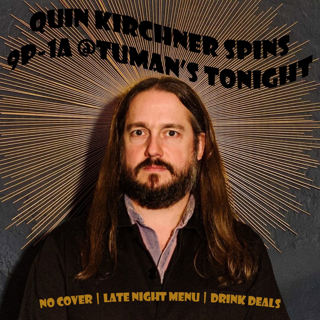 Tonight: Quin Kirchner mans the decks from 9 p.m.-1 a.m.! No cover. Late night menu. Drink deals. 
#quinkirchner #chicagodjs #chicagodjset #chicagobars #chicagodrinks #latenightmenu