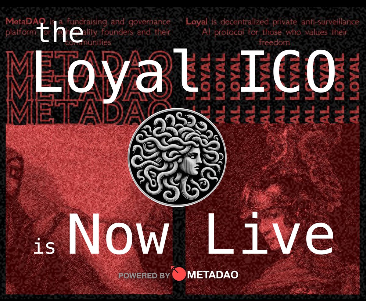 MetaDAOProject's tweet image. The @loyal_hq ICO is now live!

Follow the link below to participate ⏬