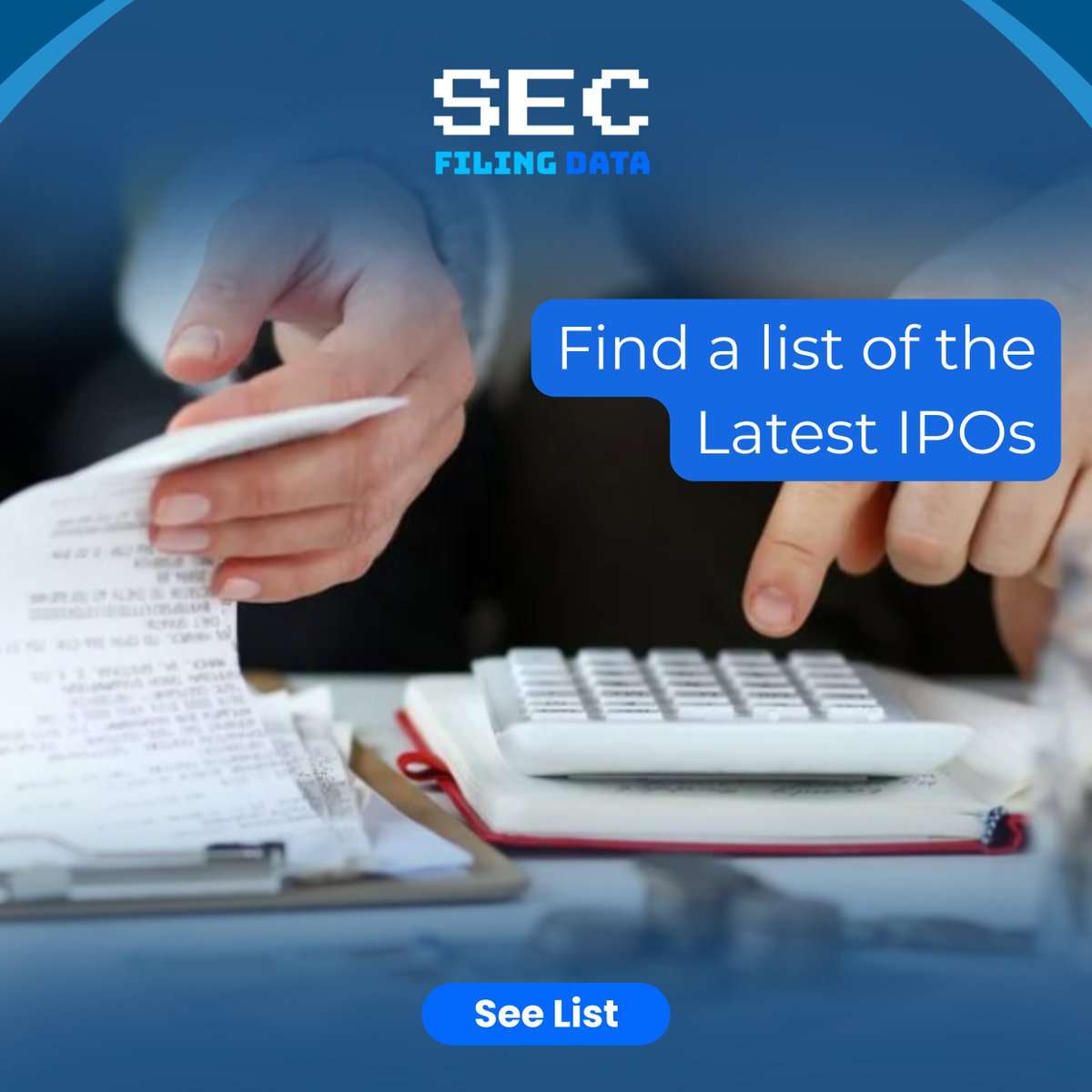 secfilingdata's tweet image. Find a list of the Latest IPOs secfilingdata.com/sec-form-type-…

#S1Filing #SECFilings #IPOProcess #Compliance #CorporateReadiness #PublicOffering #FinancialDisclosure