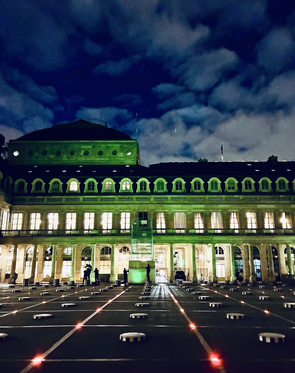 Le Palais Royal en lumières 💙💚📸B.Fleurot