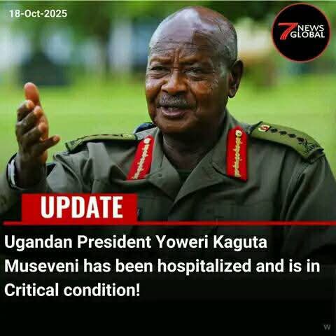 #UGANDA 🇺🇬 : Le président Yoweri Kaguta Museveni aurait été hospitalisé dans un état jugé critique, selon plusieurs sources non encore confirmées. 😢<a href="/globalnews/">Globalnews.ca</a>
