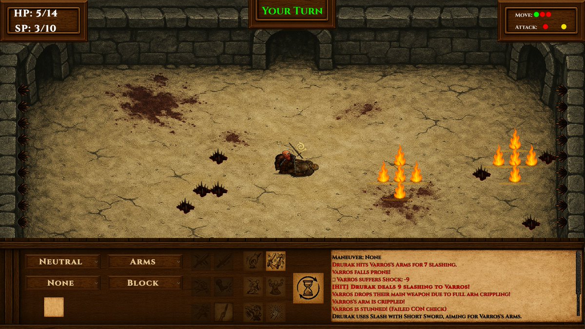 10 days to release.
Brutal turn-based arena. Cripple limbs. Win the crowd.
🎮 Free demo • 🧡 Wishlist → store.steampowered.com/app/3730720/Ch…