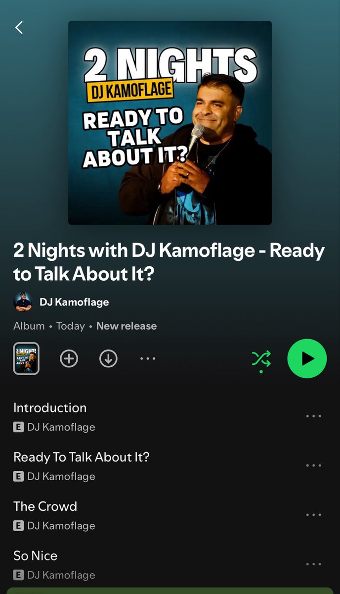 My comedy album is OUT NOW on ALL music apps! Go stream it now &amp; laugh your problems away!😂🤣 #standup #comedy