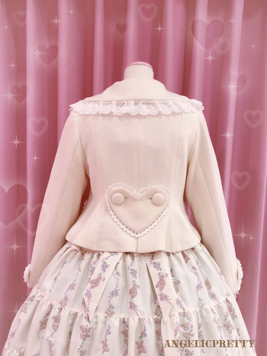 ANGELIC PRETTY Trio Ribbonショートコートピンク 🎀サンプル展示のお知らせ🎀 ❄️Trio Ribbonショートコート❄️ 只今