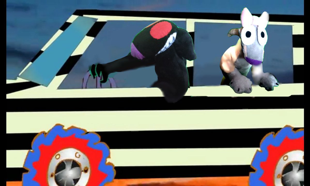 Dogfannnn's tweet image. Plush Labby and Alfem cartoon. 

#alfredalfer #alfredsplayhouse #labby