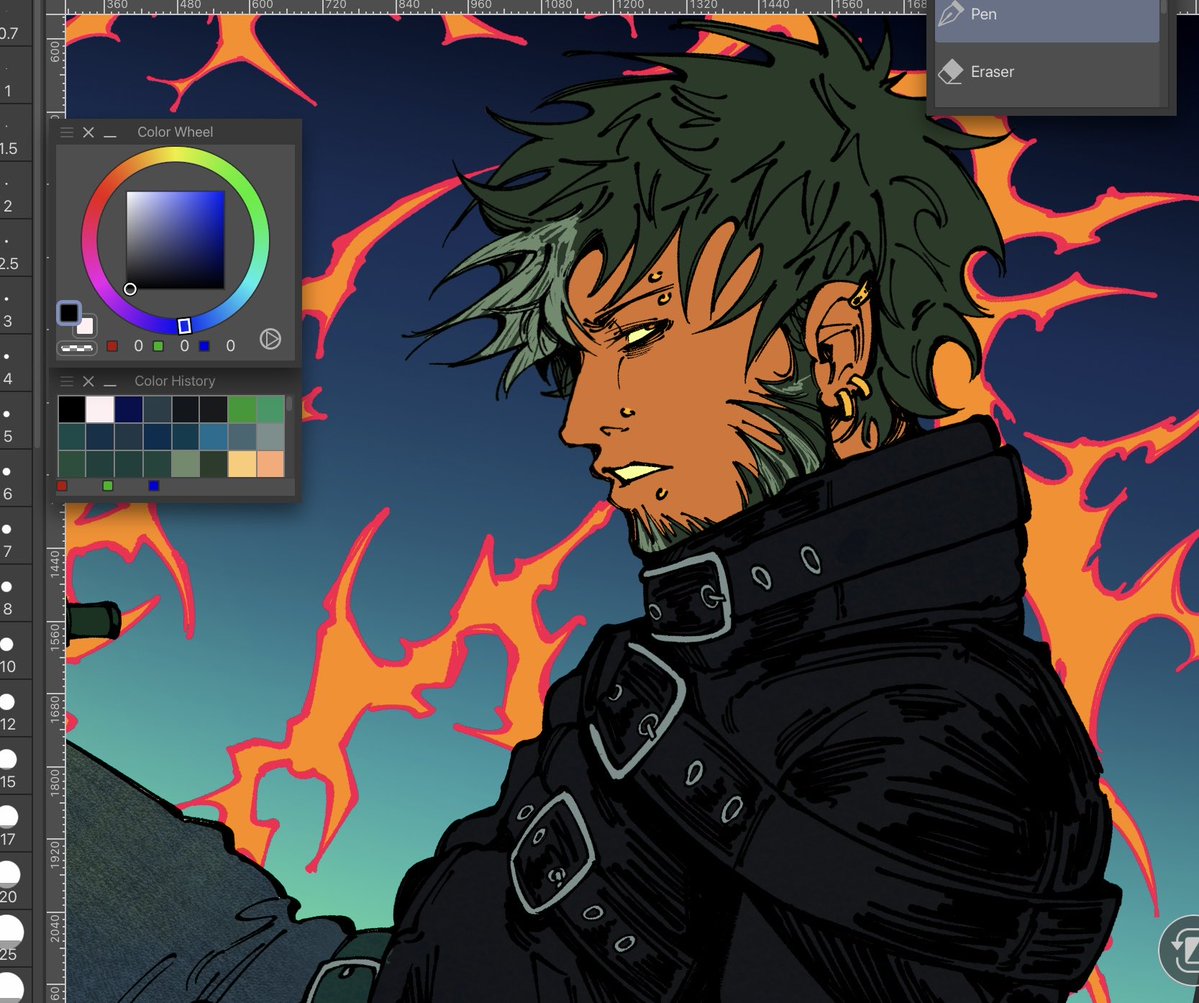 i’m drawing my glorious king law again we r so back