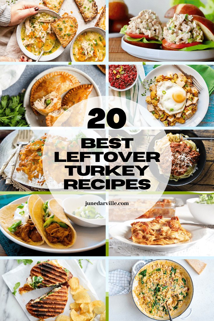 junedarville's tweet image. 😍 𝟐𝟎 𝐁𝐞𝐬𝐭 𝐋𝐞𝐟𝐭𝐨𝐯𝐞𝐫 𝐓𝐮𝐫𝐤𝐞𝐲 𝐑𝐞𝐜𝐢𝐩𝐞𝐬
😍 Leftover #turkey in your fridge? Here are 20 of the best leftover turkey recipes by fellow food bloggers! Get creative with #leftovers. #Thanksgiving 
😍 𝐑𝐞𝐜𝐢𝐩𝐞𝐬 &amp;gt;&amp;gt; junedarville.com/leftover-turke…