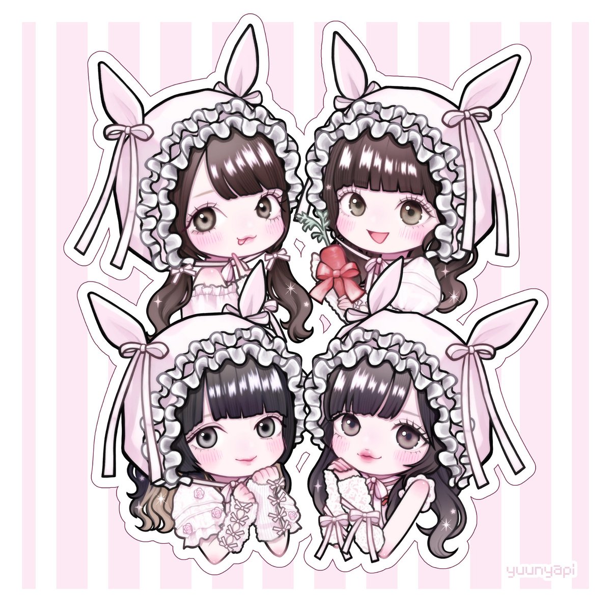 ʸᵘᵘⁿʸᵃᵖⁱ (@33_yuunyapi) on Twitter photo 10月26日開催のLARME FESにてグッズイラストを担当させていただきました🎠🎪
会場でお手に取っていただけたら嬉しいです♡
Instagramに単体バージョンも含め 絵柄載せていきます⋆. 𐙚 ˚
🐰きゅるりんってしてみて<a href="/KYURUSHITE/">きゅるりんってしてみて</a> 10月26日開催のLARME FESにてグッズイラストを担当させていただきました🎠🎪
会場でお手に取っていただけたら嬉しいです♡
Instagramに単体バージョンも含め 絵柄載せていきます⋆. 𐙚 ˚
🐰きゅるりんってしてみて<a href="/KYURUSHITE/">きゅるりんってしてみて</a>