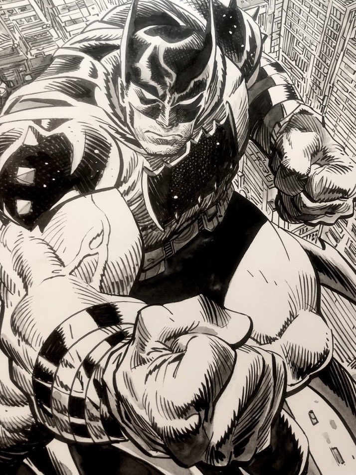 A future Absolute Batman variant cover sneak peak shown by Dan Panosian!