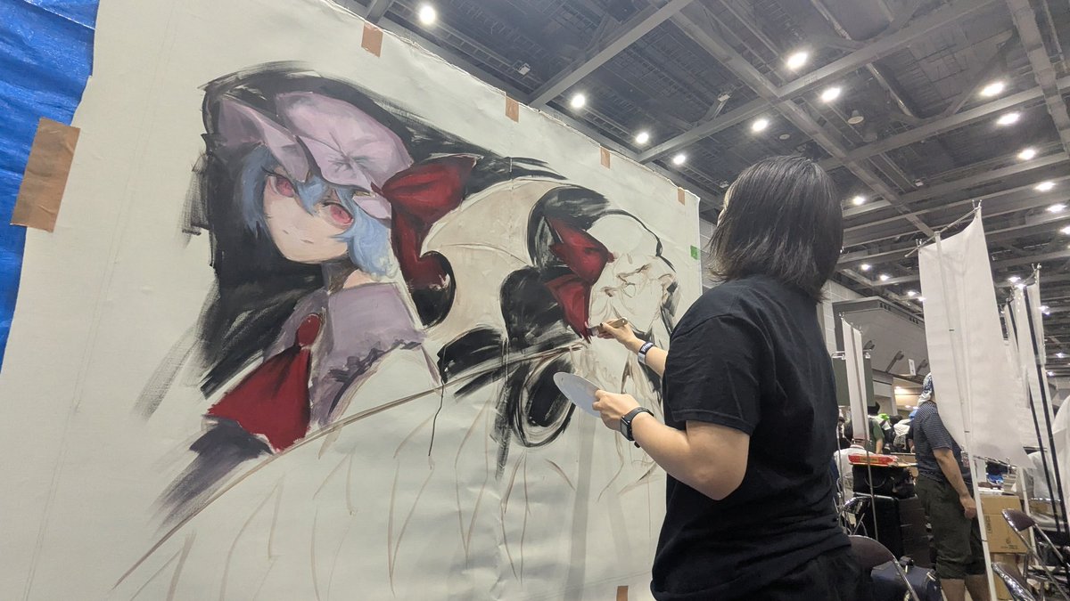 本日ジマちゃんライブペイント🖌️
#DesktopMate #東方Project #博麗神社秋季例大祭