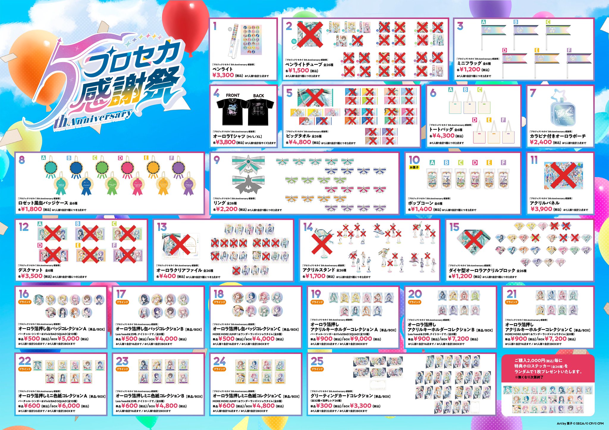 プロジェクトセカイ 5th Anniversary 感謝祭 on X: 