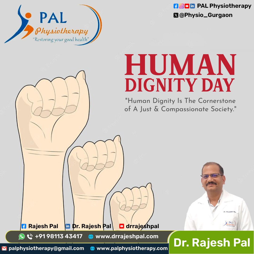 Human Dignity Day 
 
 Dignity is not something you earn, it's something you are born with.
.
#HumanDignityDay #RespectForAll #HumanRights #StandUpForDignity #DignityForEveryone #HumanityFirst