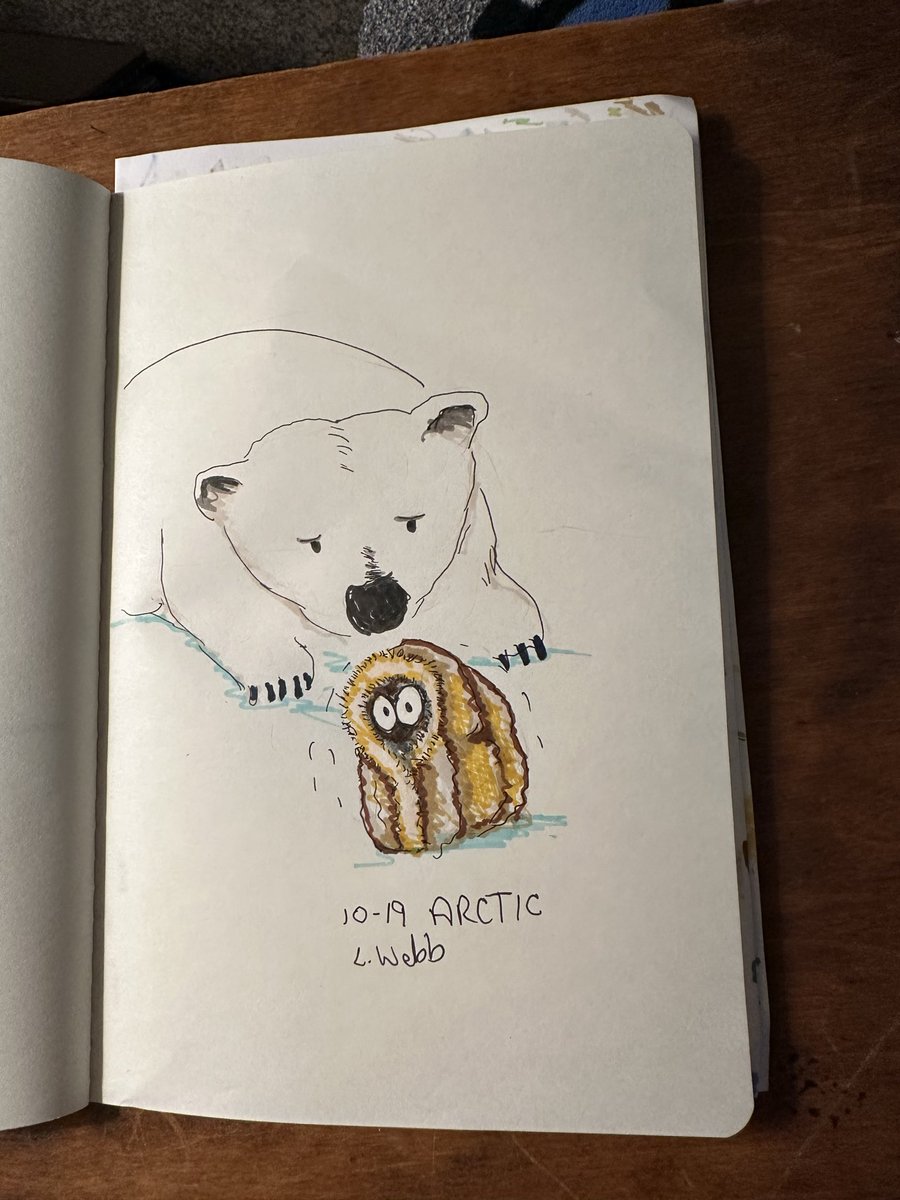 MLWebb's tweet image. #inktober2025 Day 19: Arctic.