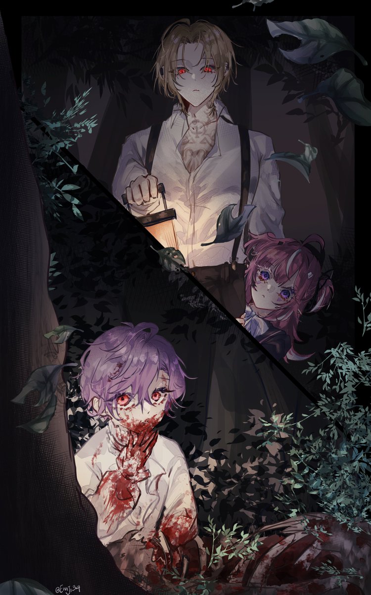 ⚠️tw blood 血注意
found a newborn in the woods 🦇 🩸

#drawluca #VioletAtelier #camilart