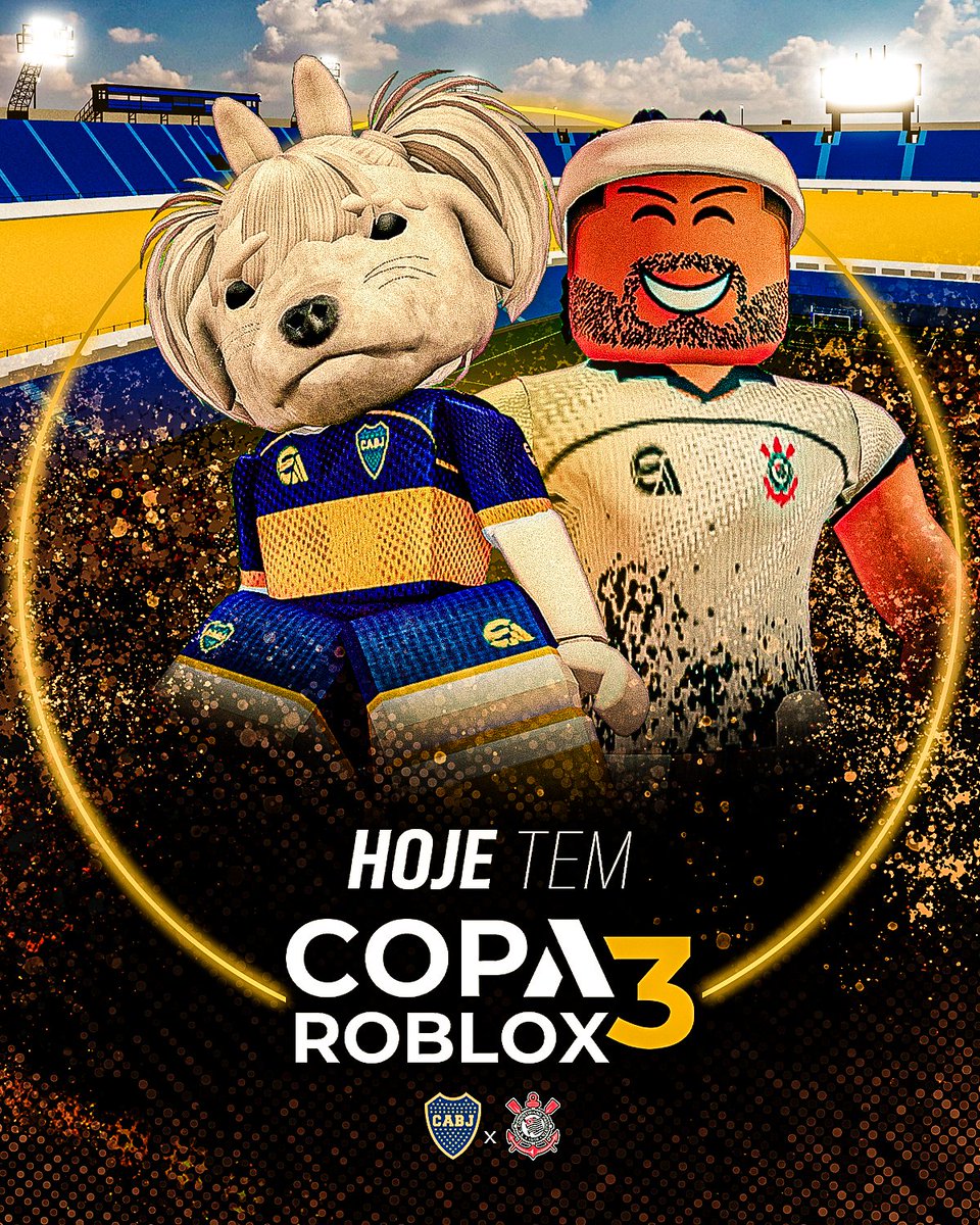 Copa_Roblox's tweet image. HOJE TEM COPA ROBLOX 🏆 Direto de Buenos Aires, River Plate enfrenta o Internacional pela fase de grupos da #CopaRoblox3