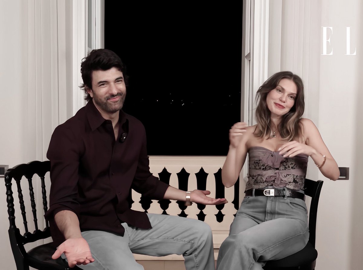 Director: Asli and Engin had never met before, and the chemistry between them had to be built quickly. Therefore, we conducted a meticulous preparation process before they met. It wasn't about work, but about getting to know each other, thinking together, and finding harmony.❤️