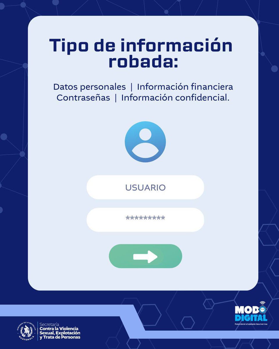 secretariasvet's tweet image. 🔒📱 Fin de semana largo= atención: no compartas datos, fotos ni documentos por mensajes ni links sospechosos. Si recibes phishing, no abras, bloquea y denuncia al 110 (PNC) o 1565 (Crime Stoppers). #ModoDigital #SVET