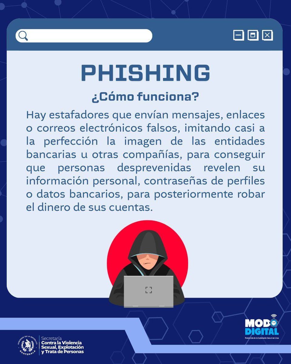 secretariasvet's tweet image. 🔒📱 Fin de semana largo= atención: no compartas datos, fotos ni documentos por mensajes ni links sospechosos. Si recibes phishing, no abras, bloquea y denuncia al 110 (PNC) o 1565 (Crime Stoppers). #ModoDigital #SVET