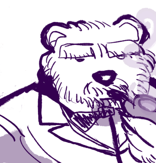 crushedborealis's tweet photo. I think that sam should have a mustache #bearalpha https://t.co/GUE7L7Wi1D