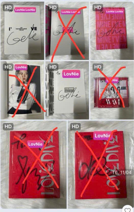 LovniePoca's tweet photo. 아이브 양도 포토카드 포카 wts ive signed album 사인 앨범 
Each 4.0
dm please ~ shipping 0.5

아이브 레이 원영 유진 이서 가을 리즈 ive rei wonyoung yujin leeseo gaeul liz https://t.co/aoox4LIYzF