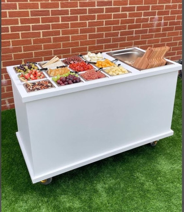 SCWW1996's tweet image. Bring style to your gatherings with our Mobile Charcuterie Cart! 🌟 Perfect for snacks and drinks while being collapsible for easy storage. Get yours now! wix.to/Sdkzyar #Charcuterie #HostingEssentials