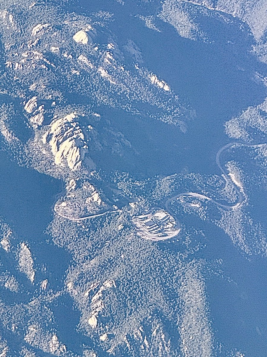Mount Rushmore from 30000 ft