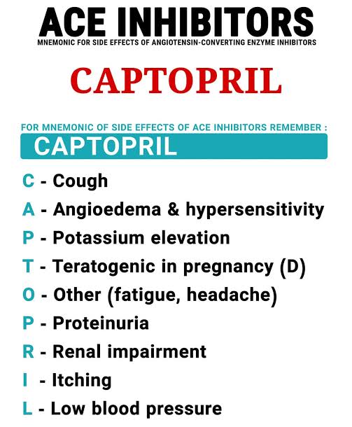 <a href="/nervemed/">nervemed</a> ✅ Answer: A. Lisinopril

🧠 Explanation:

Lisinopril → ACE inhibitor

Causes ↑ bradykinin levels → leads to vasodilation and vascular permeability → angioedema (swelling of lips, tongue, face, airway).

Mnemonic 💡:
👉 “ACE  = Angioedema, Cough, Elevated bradykinin”