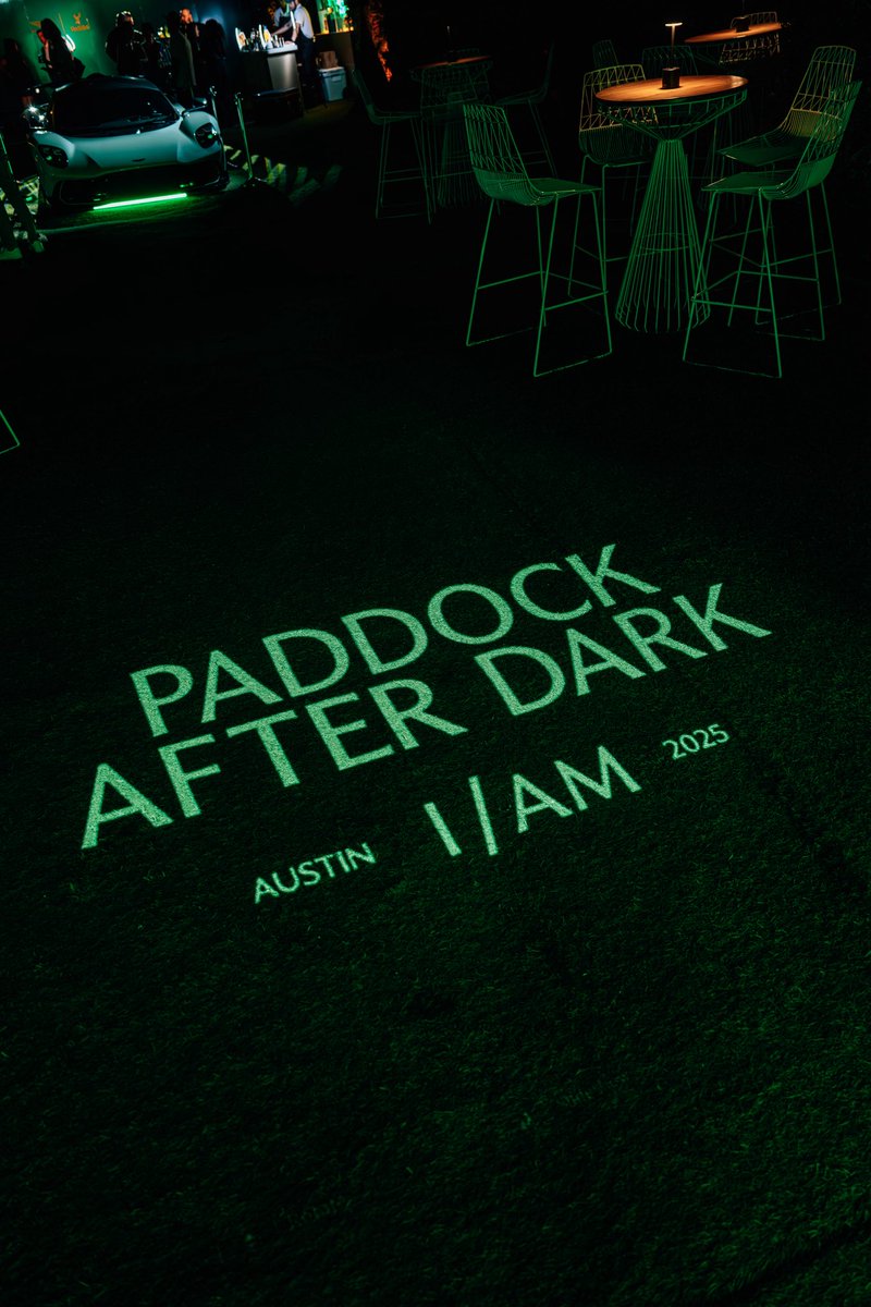 AstonMartinF1's tweet image. Iconic together in Austin.

Tonight, we’re coming together with @GlenfiddichSMW for a new I / AM experience in the heart of ATX - Paddock After Dark.

Skilfully crafted. Enjoy responsibly. Never drink and drive.