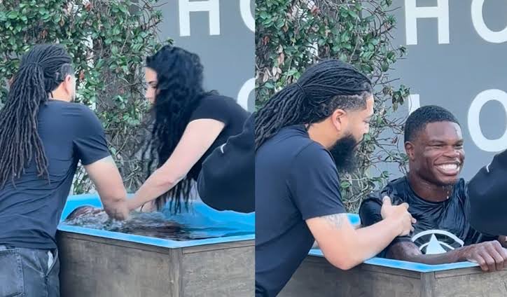 Guys can party until 4 AM before a game, use drugs daily, abuse their girlfriends, and neglect fatherhood without media criticism.

But when Travis Hunter improves his life by getting baptized and following Jesus, the media claims he's unfocused. 🤦‍♂️

This shows the mainstream