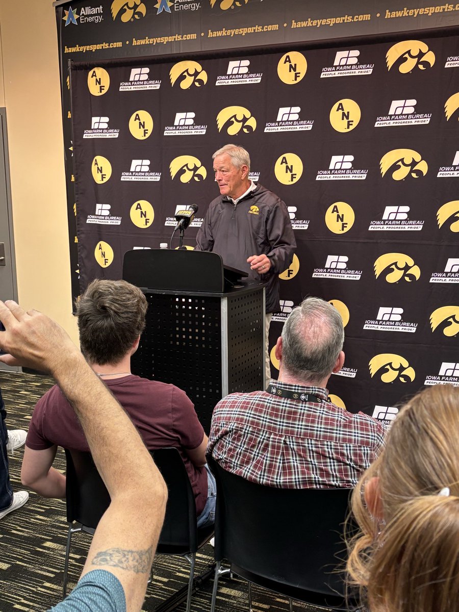 Kirk Ferentz proud of Iowa’s ability to come back against Penn State:

“You got to fight through discouragement and disappointment.”