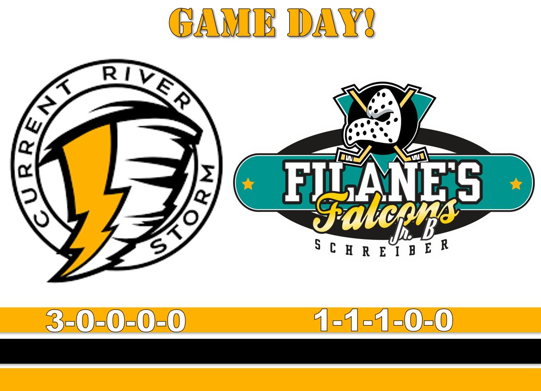 Current River Storm (@currentrivstorm) on Twitter photo Good morning fans
An early start against the <a href="/SchreiberFlcns/">Schreiber Falcons</a>
🏟️: Schreiber Arena
⏰: 1:00 p.m. Good morning fans
An early start against the <a href="/SchreiberFlcns/">Schreiber Falcons</a>
🏟️: Schreiber Arena
⏰: 1:00 p.m.