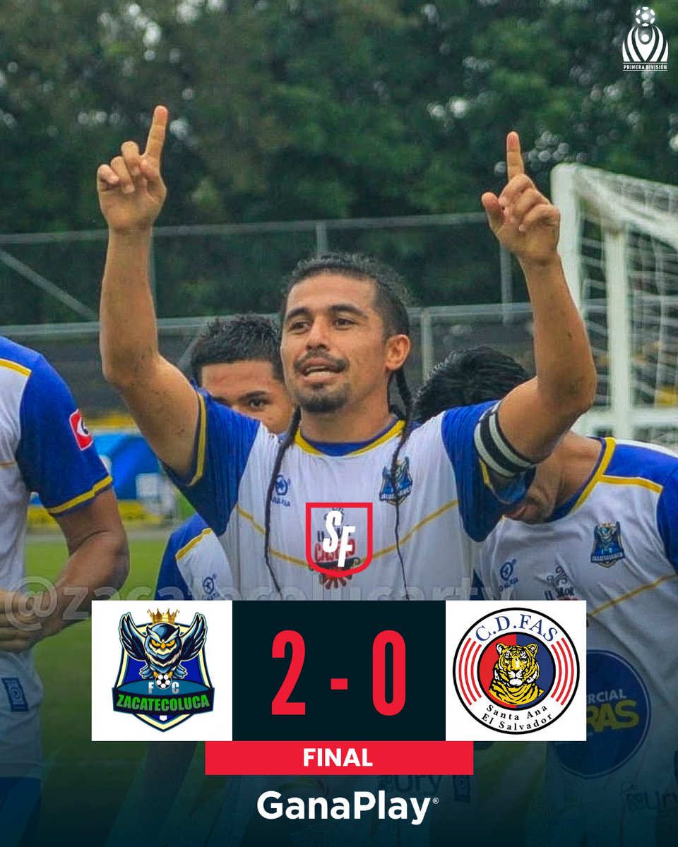 ¡SORPRESA EN EL TOLEDO VALLE! ⚽️✅

Zacatecoluca venció con marcador de 2-0 a FAS en el Toledo Valle.

Melvin Alfaro y Gerson Mayen los autores de los goles.

#LoVivimosComoVos