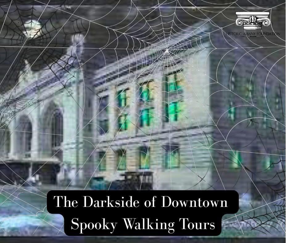 discoveralbany's tweet image. Join Historic Albany Foundation and Discover Albany for The Dark Side of Downtown, a guided walking tour filled with true crime, local legends, conspiracies, and enigmas. 
albany.org/all-halloween-…