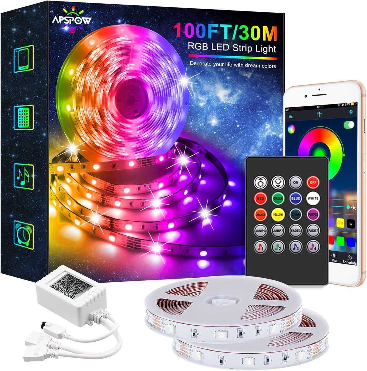 buggingdeals's tweet image. ✨ Glow up season! ad
100FT Color-Changing LED Strip Lights 🎶 Sync to Music + Bluetooth Remote
50% Off – Now $10.49 | Was $20.98 w/code 9EFRLIZT (Ends 2/28)
➡️ amzn.to/3W6yHX7 

HomeDecor #LEDLights #PartyVibes