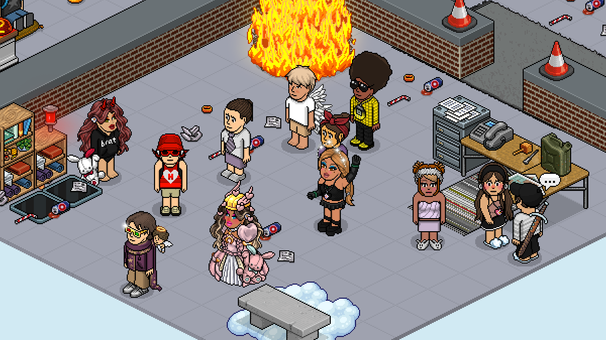Tonight <a href="/habboelseif/">Cameron</a> hosted Heaven or Hell ☁️ 🔥 

It's clear to see most of our community members are destined for the fiery gates 👀 <a href="/Habbo/">Habbo</a>